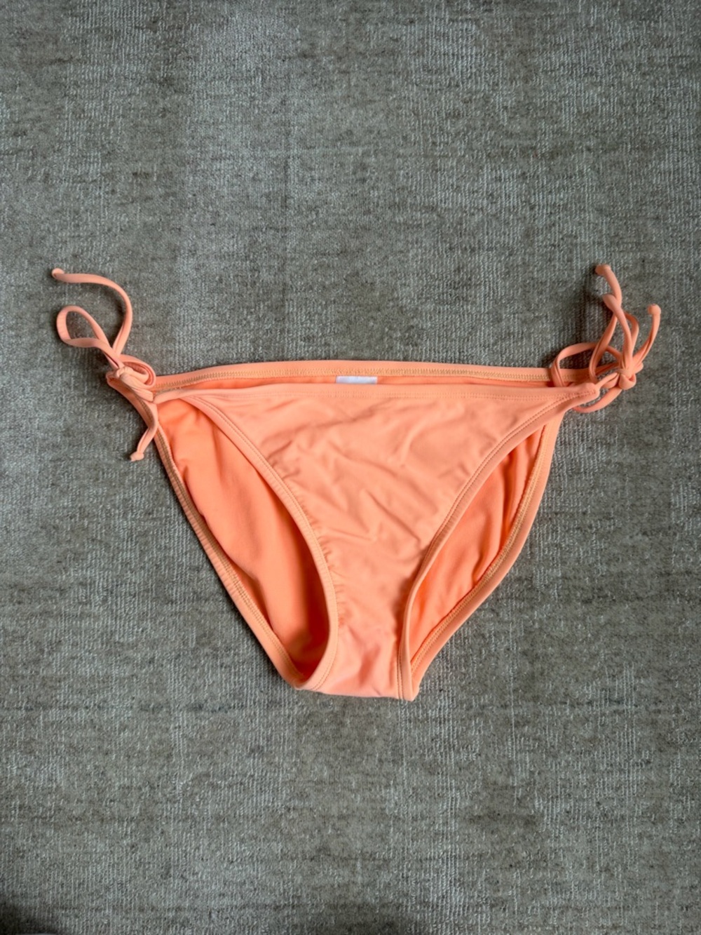 Xhilaration Peach-Orange Bikini Bottoms with Tie Sides